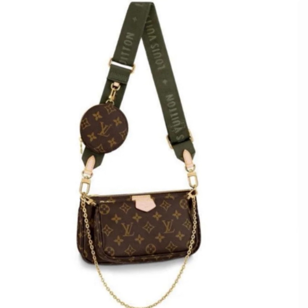 Louis Vuitton  Khaki Multi Pochette